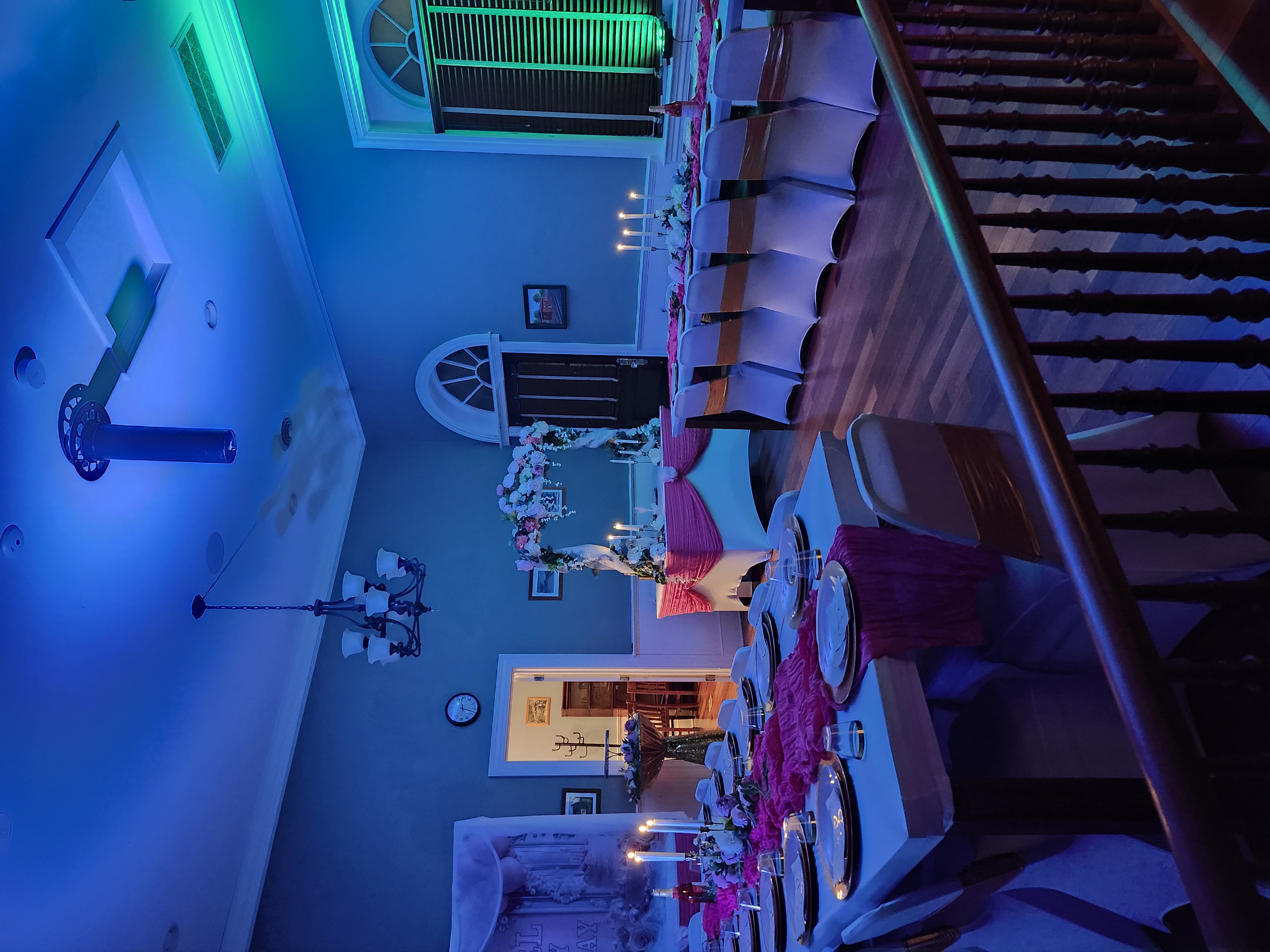 Custom luxury birthday setup
