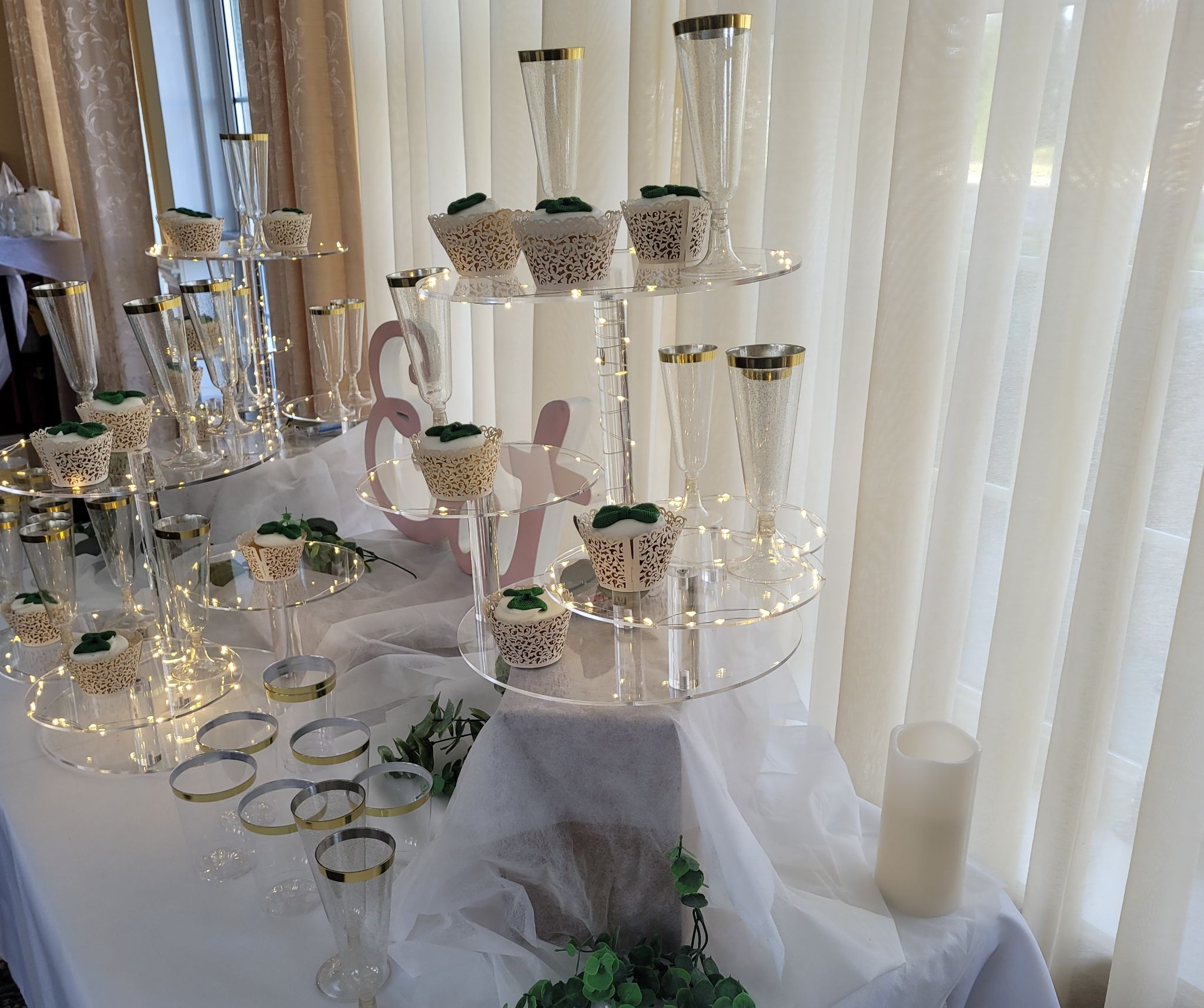 Sophisticated corporate gathering backdrop